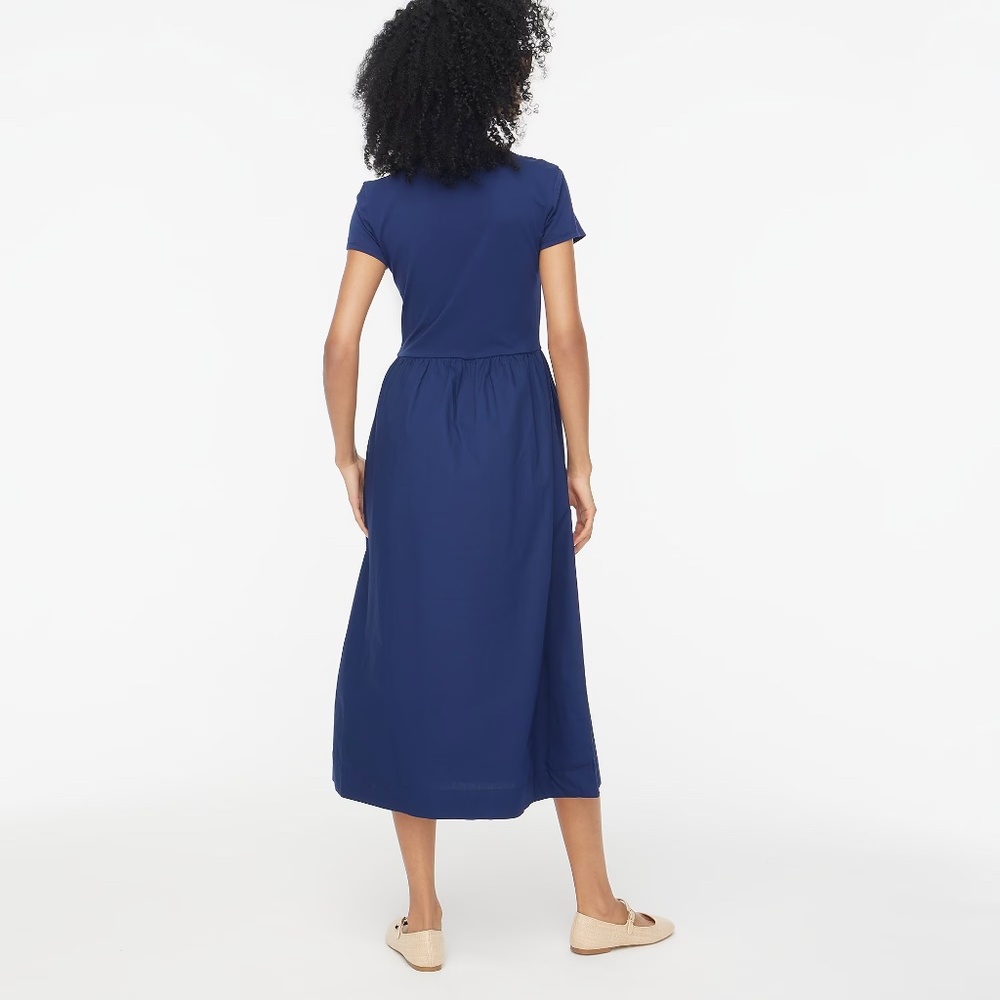 J.Crew Short-sleeve Knit Mixy Dress - Picture 2 of 7